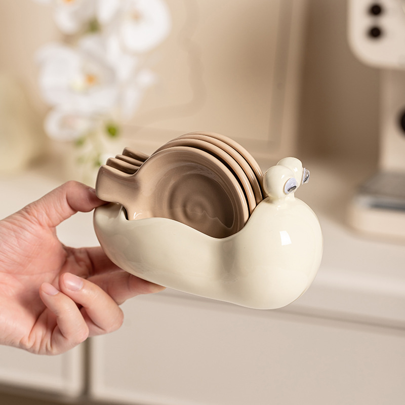 Sauce Dipping Cup - カタツムリセラミック小皿家庭用フレーバー皿鍋浸漬皿かわいいクリエイティブ醤油皿調味料酢皿