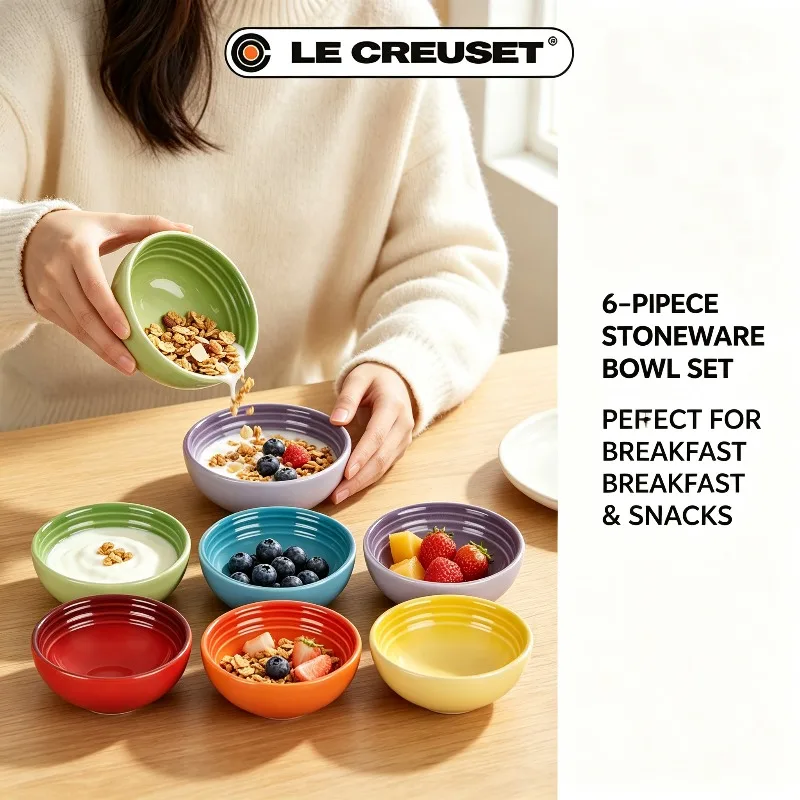 ル・クルーゼ ミニ ピンチボウル 6個セット 2オンス スト - Meal Prep Kitchen のレビューと価格